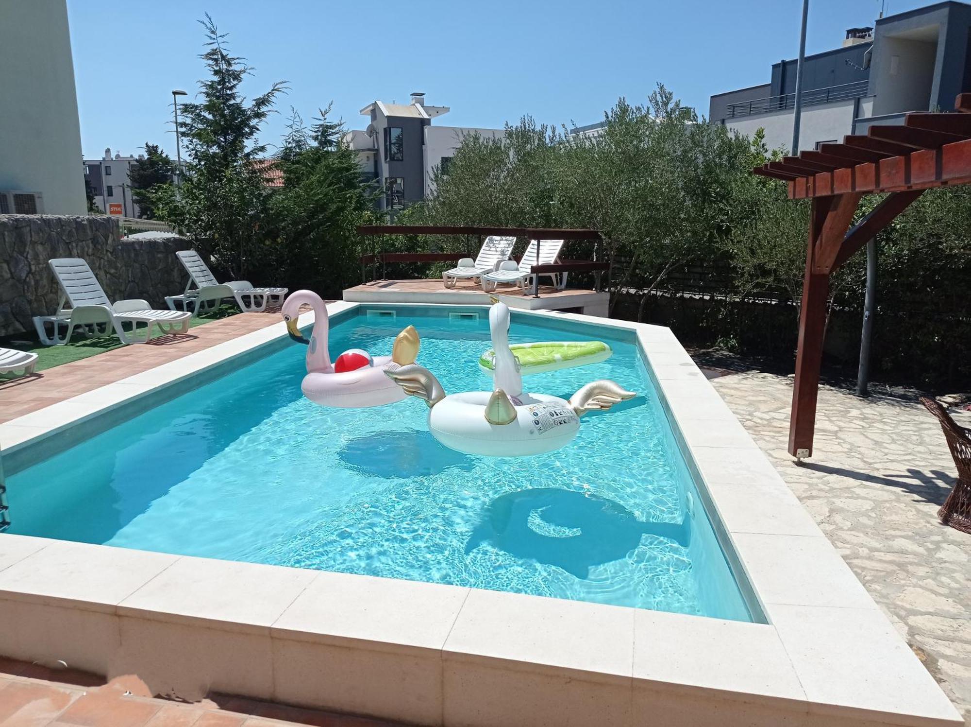 Villa Niko With Private Swimming Pool Zadar Bagian luar foto